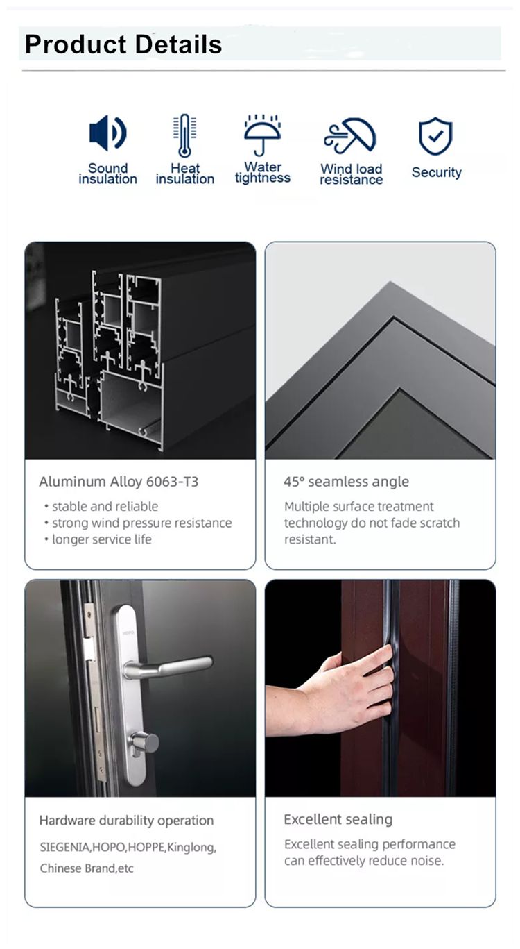 aluminum casement door details