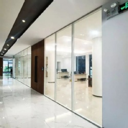 Aluminium Framed Office Partition Glass Wall